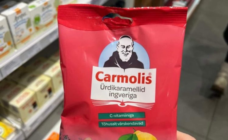 Carmolis ürdikaramellid ingveriga